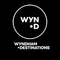 wyndham destinations logo on a black background