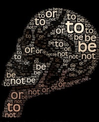 to be or not to be word cloud