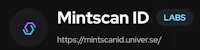 minscan id logo on a black background