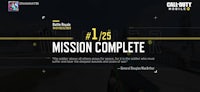 a screenshot of a call of duty game with the words mission complete