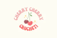 cherry cherry crochet logo