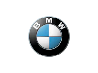 bmw logo on a black background