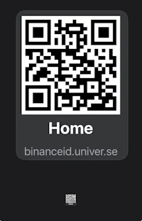a qr code with the word home on it
