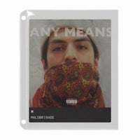 a photo of a man with a scarf on his face