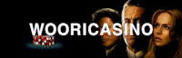 a black background with the words woocasino on it