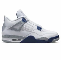 nike air jordan 4 retro white / blue