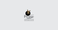 a logo for prestige group