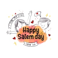 happy salem day vector illustration