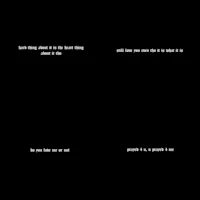 a black screen with text on it