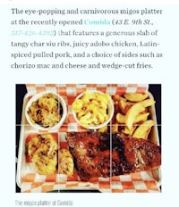 a picture of a plate with food on it