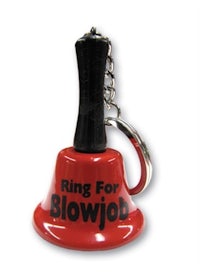 ring for blowjob keychain