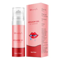 oxy's orgasm gel with a pink box
