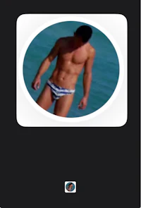 a picture of a man in a bikini