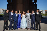 a group of people posing for a picture