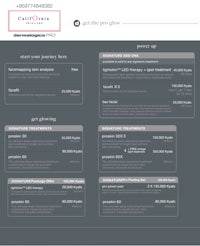 a screen shot of a credit card application