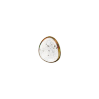 a black background with a colorful object on it