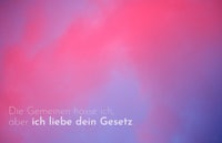 a pink and blue sky with a quote on it