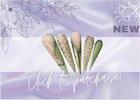 a flyer for a new collection of nail polishes