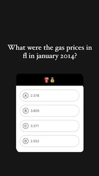 what were the gas prices in january 2014? screenshot
