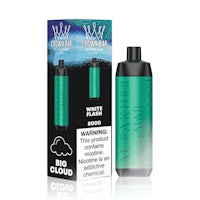 a bottle of e - liquid with a box in front of it