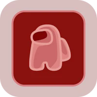 an icon of a red square with an image of a man in a spacesuit