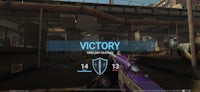 a screenshot of a game with the word victory on it