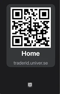a qr code with the word home on it