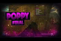a video game with the words poppy final
