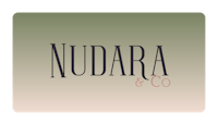 the logo for nudara co