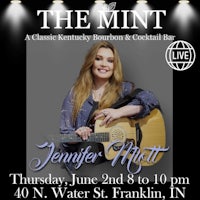 a flyer for the mint featuring jennifer hicks