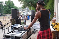 a man wearing a plaid shirt