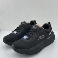 skechers men's black running shoes