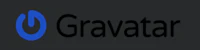 gravitar logo on a black background