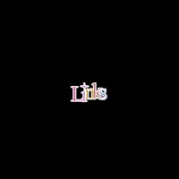a black background with the word liss on it