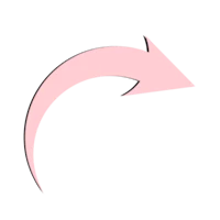 a pink arrow pointing in the direction of a black background