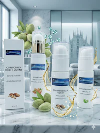 a set of cosmetic products on a marble counter