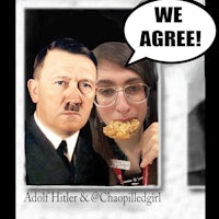 we agree adolf hitler and chagrin girl