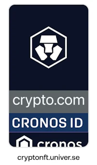 crypt com logo with the words cronos id