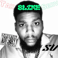 a man with a beard and a beard with the words tax slime service