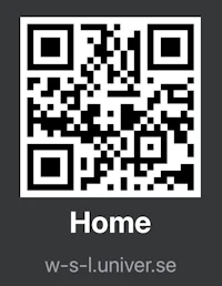 a qr code with the word home on it