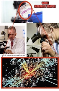 a picture of a scientist with a microscope
