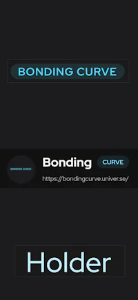 bonding curve holder - screenshot