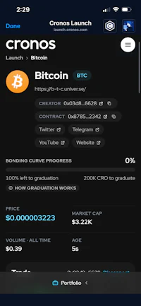 a screenshot of the crono app on an iphone