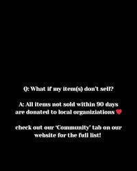 q what if i don't sell my items