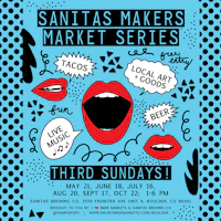 santa makers market series flyer