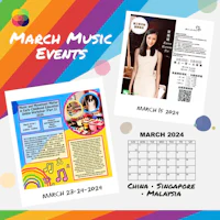 march music events flyer