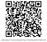 a qr code with a black and white background