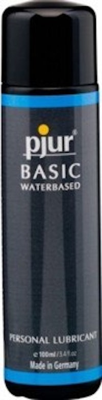 a jar of pur basic water lubricant