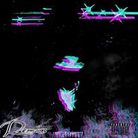 the cover of a song with a purple and blue background