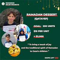 a poster for ramadan dessert